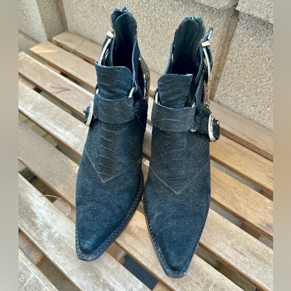 jeffrey campbell free people icon western boot size 7.5 - Picture 3 of 16